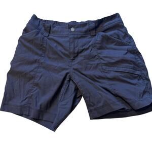 Duluth Trading Co Dry on the Fly Cargo Shorts Women’s Size 8 Ink Blue Outdoor